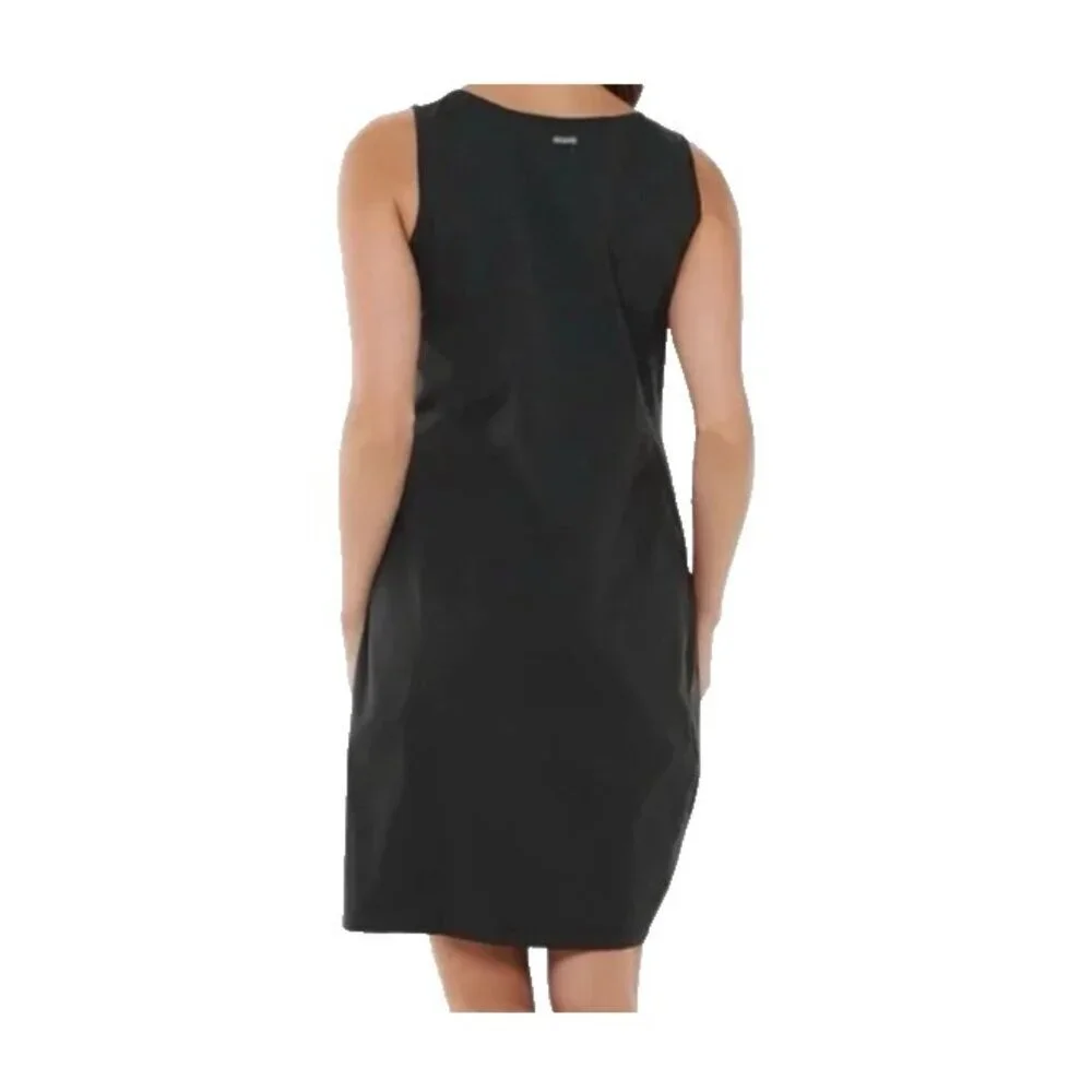 NEW Columbia Women's M Black V-Neck Sleeveless Active Fit Dress Omni-Shade G1642 - Picture 2 of 13